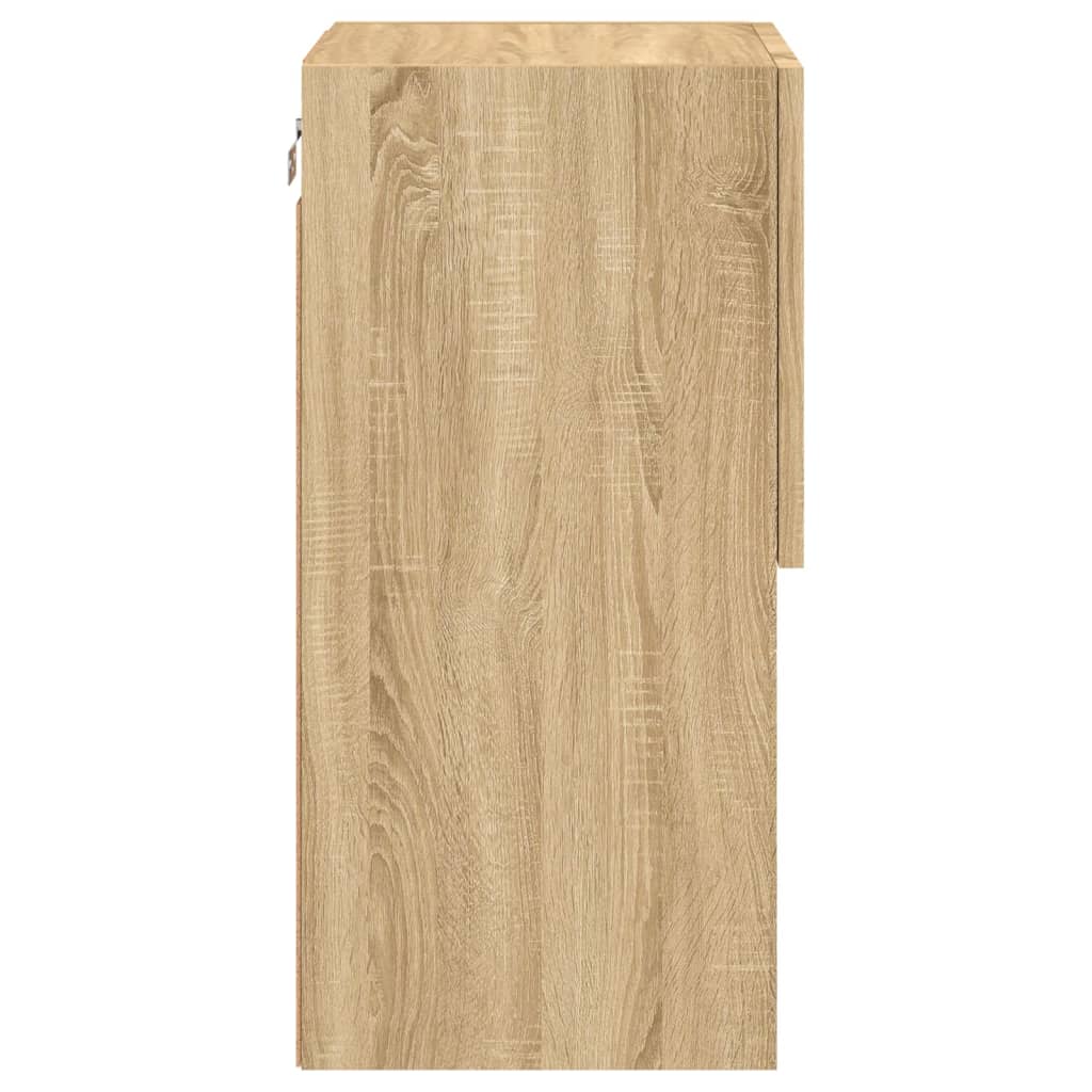 Tv Skříňky S Led Osvětlením 2 Ks Dub Sonoma 30,5 X 30 X 60 Cm