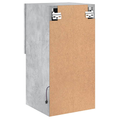 Tv Skříňky S Led Osvětlením 2 Ks Betonově Šedé 30,5X30X60 Cm