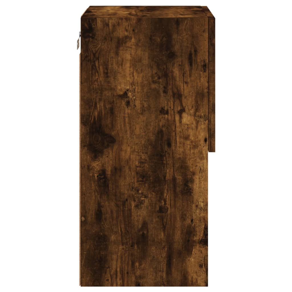 Tv Skříňky S Led Osvětlením 2 Ks Kouřový Dub 30,5 X 30 X 60 Cm