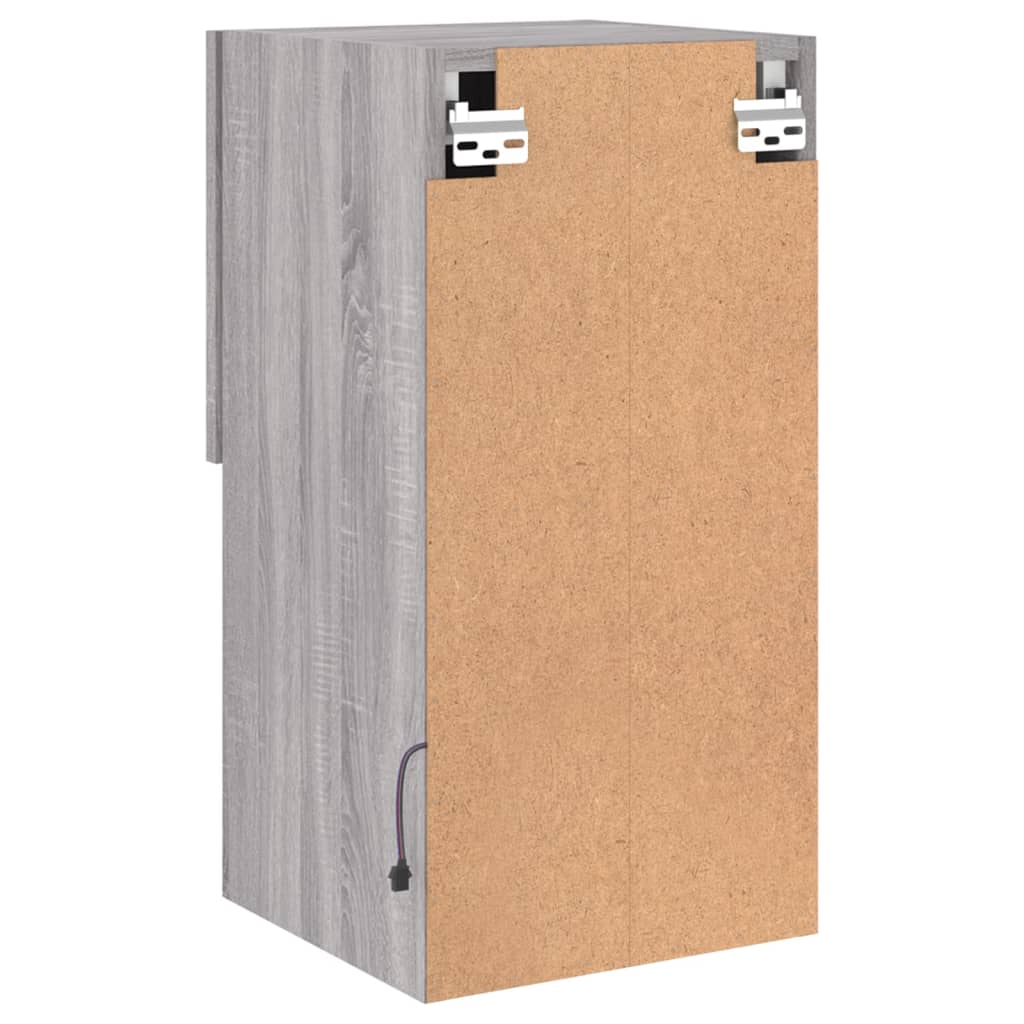 Tv Skříňky S Led Osvětlením 2 Ks Šedé Sonoma 30,5 X 30 X 60 Cm