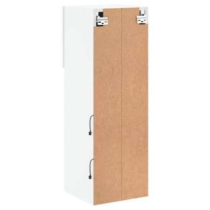 Tv Skříňka S Led Osvětlením Bílá 30,5 X 30 X 90 Cm