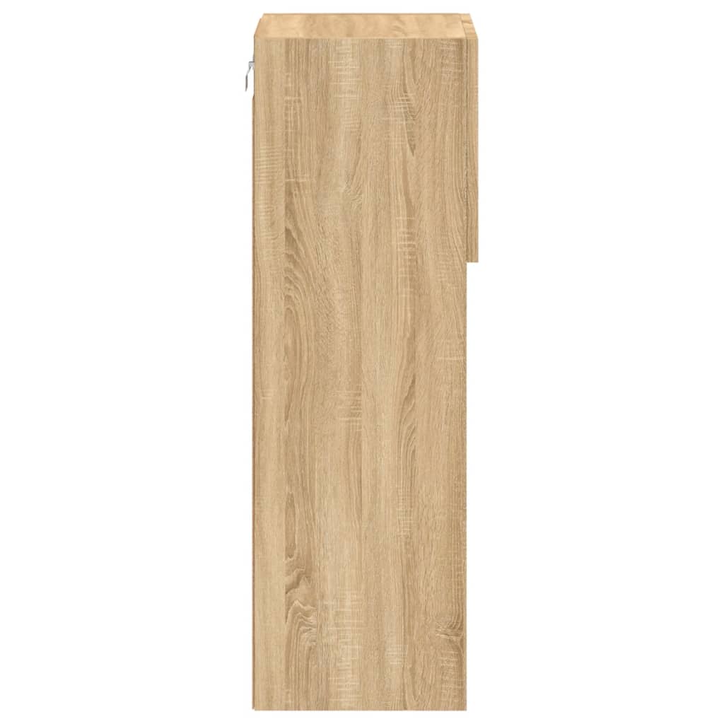 Tv Skříňka S Led Osvětlením Dub Sonoma 30,5 X 30 X 90