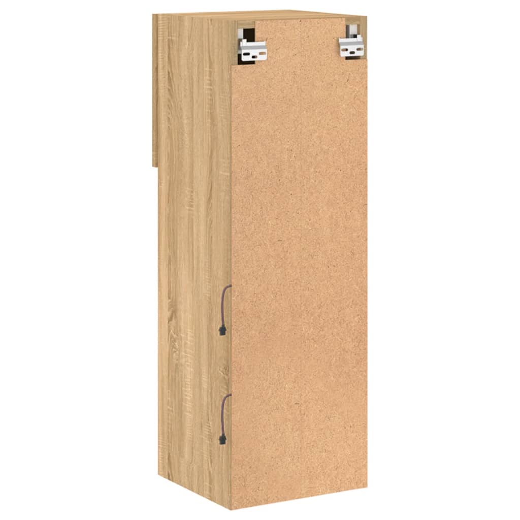 Tv Skříňka S Led Osvětlením Dub Sonoma 30,5 X 30 X 90