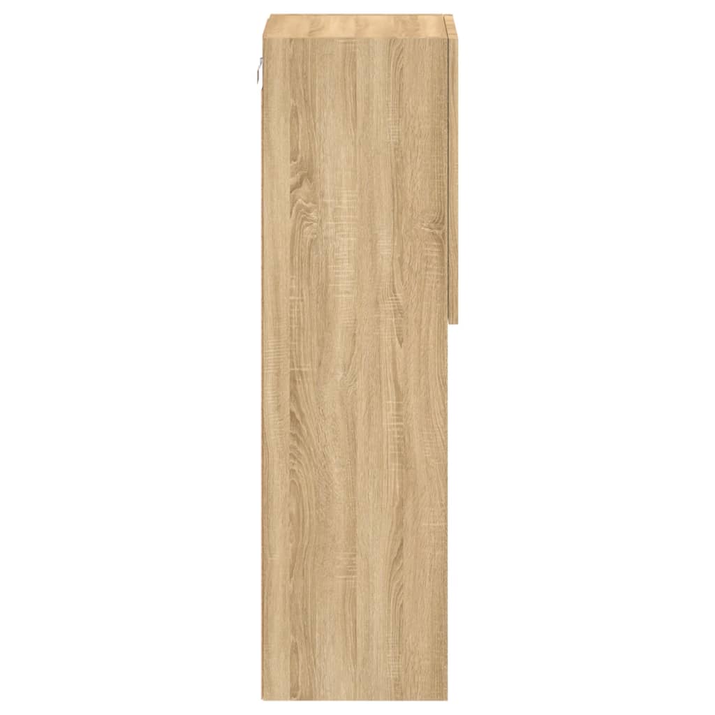Tv Skříňka S Led Osvětlením Dub Sonoma 30,5 X 30 X 102 Cm