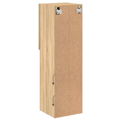 Tv Skříňka S Led Osvětlením Dub Sonoma 30,5 X 30 X 102 Cm