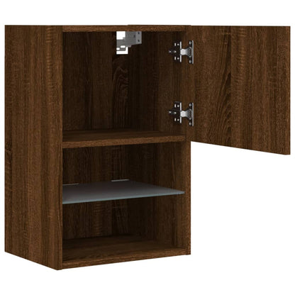 Tv Skříňka S Led Osvětlením Hnědý Dub 40,5 X 30 X 60 Cm
