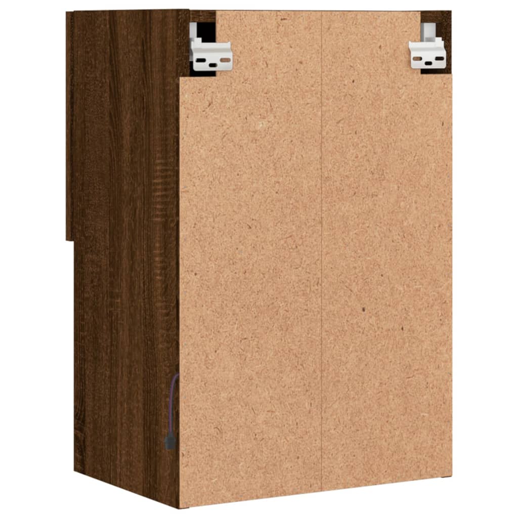 Tv Skříňka S Led Osvětlením Hnědý Dub 40,5 X 30 X 60 Cm