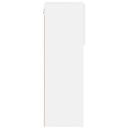 Tv Skříňka S Led Osvětlením Bílá 40,5 X 30 X 90 Cm