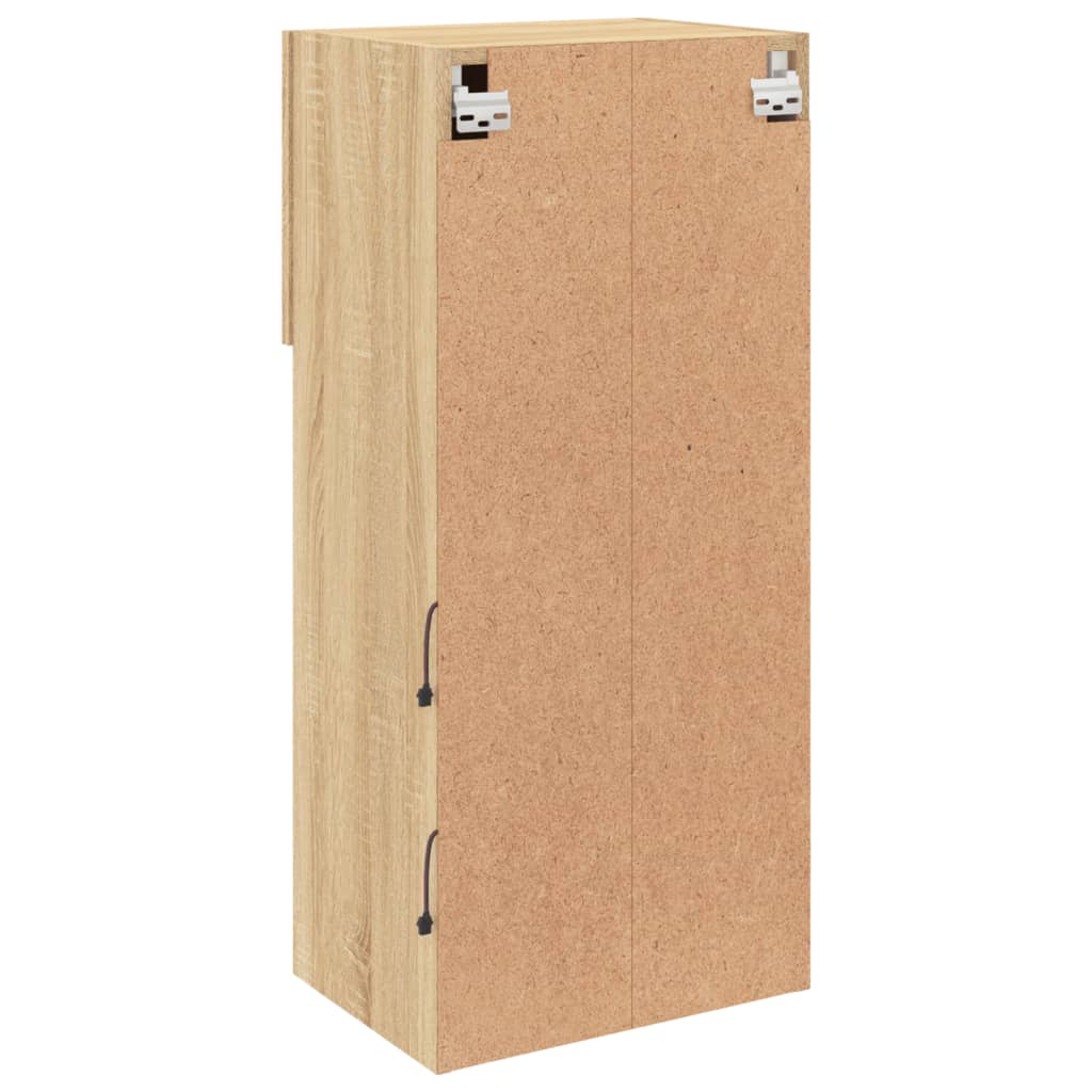 Tv Skříňky S Led Osvětlením 2 Ks Dub Sonoma 40,5 X 30 X 90 Cm