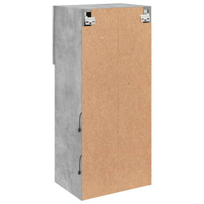 Tv Skříňka S Led Osvětlením Betonově Šedá 40,5 X 30 X 90 Cm