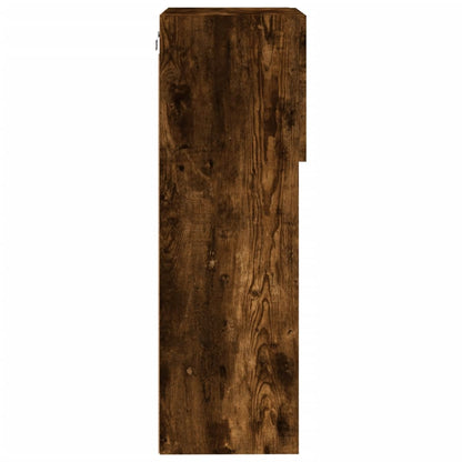 Tv Skříňky S Led Osvětlením 2 Ks Kouřový Dub 40,5 X 30 X 90 Cm