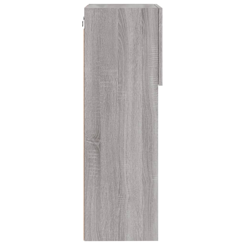 Tv Skříňky S Led Osvětlením 2 Ks Šedé Sonoma 40,5 X 30 X 90 Cm