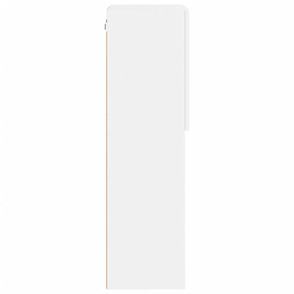 Tv Skříňka S Led Osvětlením Bílá 40,5 X 30 X 102 Cm