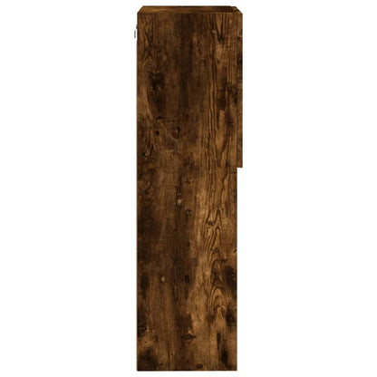 Tv Skříňka S Led Osvětlením Kouřový Dub 40,5 X 30 X 102 Cm