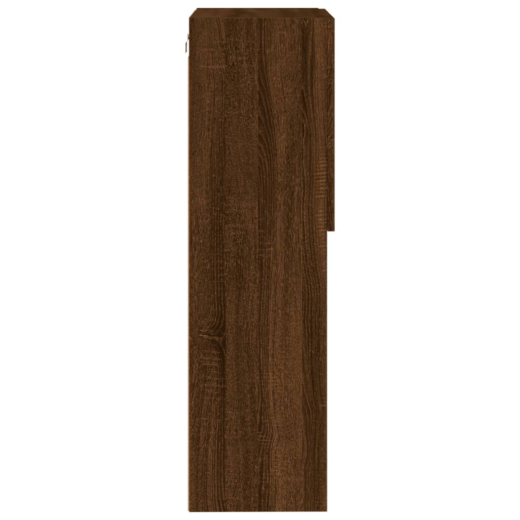 Tv Skříňka S Led Osvětlením Hnědý Dub 40,5 X 30 X 102 Cm