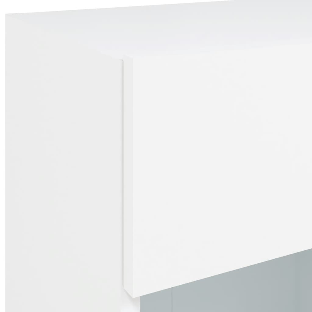 Nástěnná Tv Skříňka S Led Osvětlením 40 X 30 X 60,5 Cm