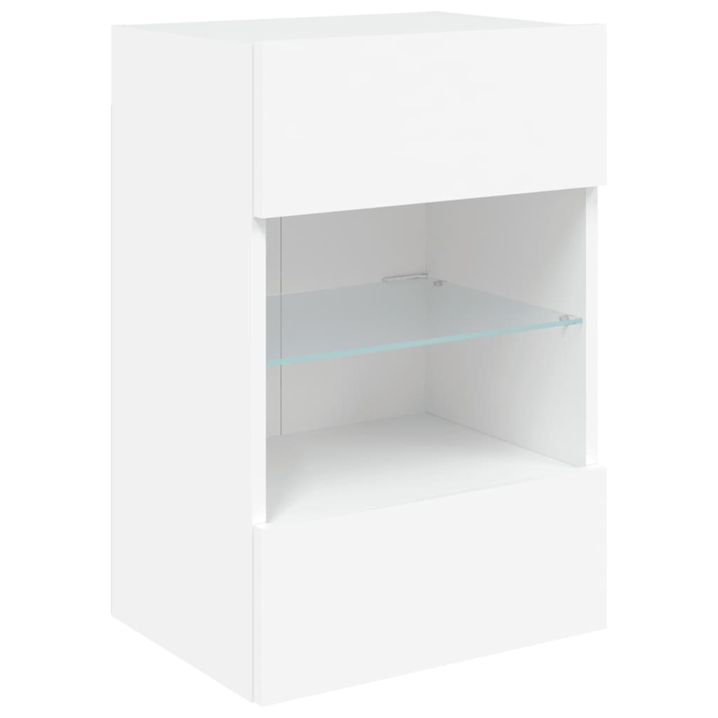 Nástěnná Tv Skříňka S Led Osvětlením 40 X 30 X 60,5 Cm