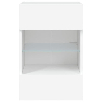 Nástěnná Tv Skříňka S Led Osvětlením 40 X 30 X 60,5 Cm