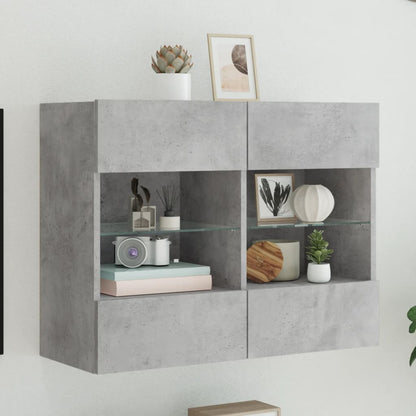 Nástěnná Tv Skříňka S Led Osvětlením 40 X 30 X 60,5 Cm