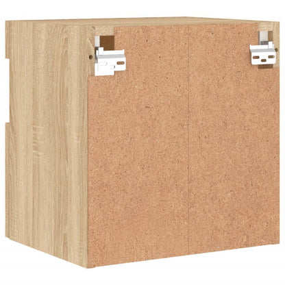 Nástěnná Tv Skříňka S Led Osvětlením Dub Sonoma 40 X 30 X 40 Cm