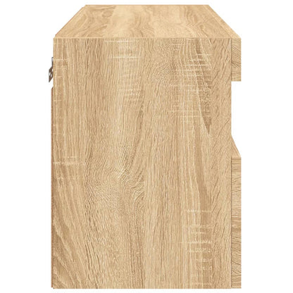 Nástěnná Tv Skříňka S Led Osvětlením Dub Sonoma 60 X 30 X 40 Cm
