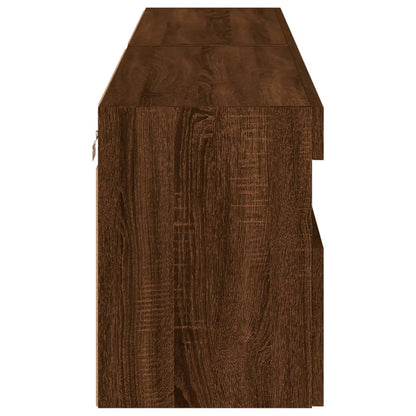 Nástěnné Tv Skříňky S Led Osvětlením 2 Ks 80X30X40 Cm