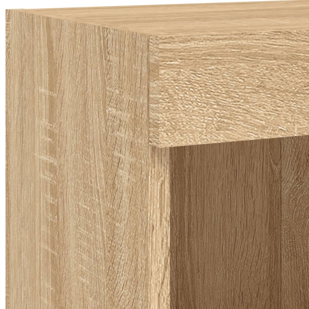Nástěnná Tv Skříňka S Led Osvětlením Dub Sonoma 100X30X40 Cm