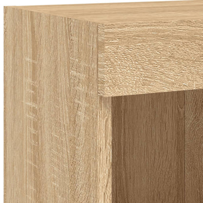 Nástěnná Tv Skříňka S Led Osvětlením Dub Sonoma 100X30X40 Cm