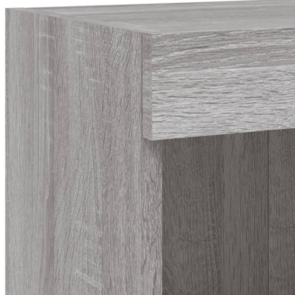 Nástěnná Tv Skříňka S Led Osvětlením Šedá Sonoma 100X30X40 Cm