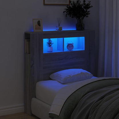 Čelo Postele S Led 100 X 18,5 X 103,5 Cm Kompozit