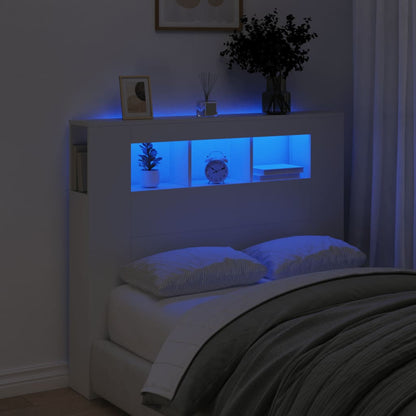 Čelo Postele S Led 100 X 18,5 X 103,5 Cm Kompozit