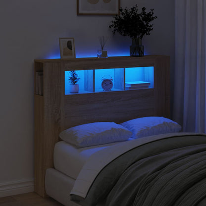 Čelo Postele S Led 100 X 18,5 X 103,5 Cm Kompozit
