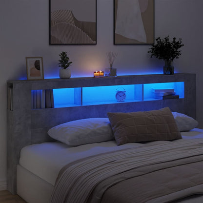 Čelo Postele S Led 100 X 18,5 X 103,5 Cm Kompozit