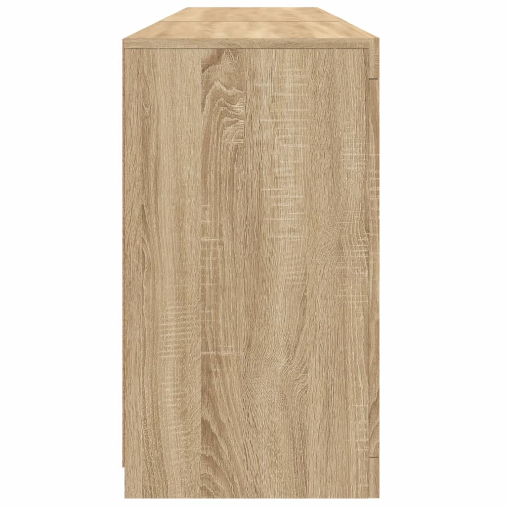 Příborník S Led Osvětlením 162 X 37 X 67 Cm