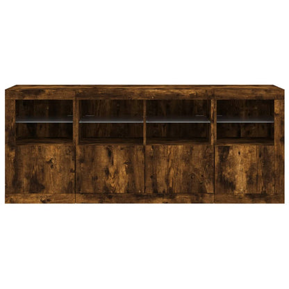 Příborník S Led Osvětlením 163 X 37 X 67 Cm
