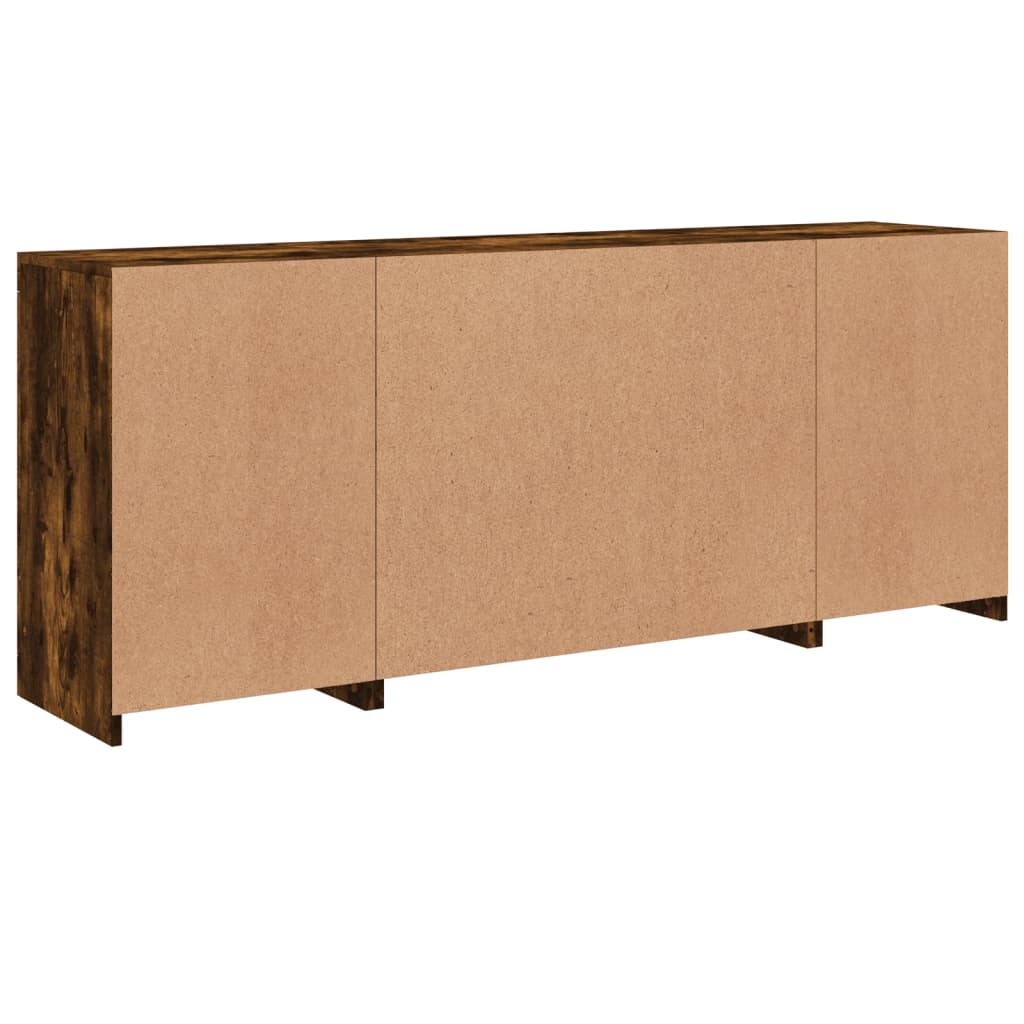 Příborník S Led Osvětlením 163 X 37 X 67 Cm