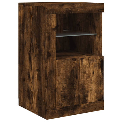 Příborník S Led Osvětlením 163 X 37 X 67 Cm