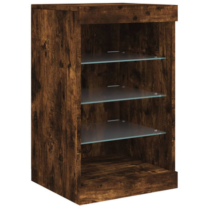 Příborník S Led Osvětlením 123 X 37 X 67 Cm