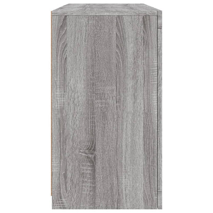 Příborník S Led Osvětlením Šedý Sonoma 123 X 37 X 67 Cm