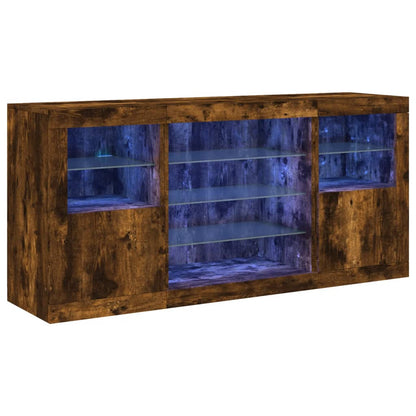 Příborník S Led Osvětlením 142,5 X 37 X 67 Cm