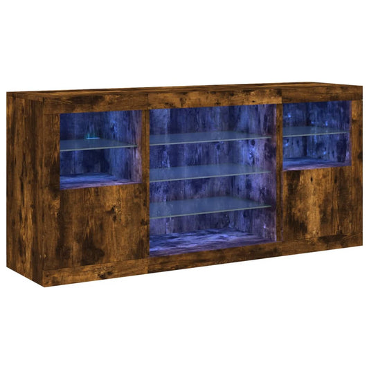 Příborník S Led Osvětlením 142,5 X 37 X 67 Cm