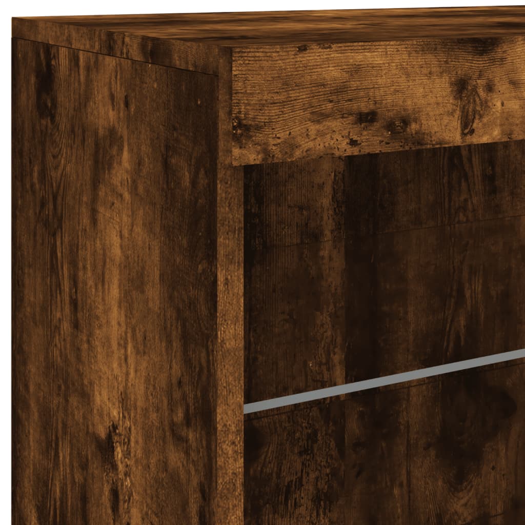 Příborník S Led Osvětlením 142,5 X 37 X 67 Cm