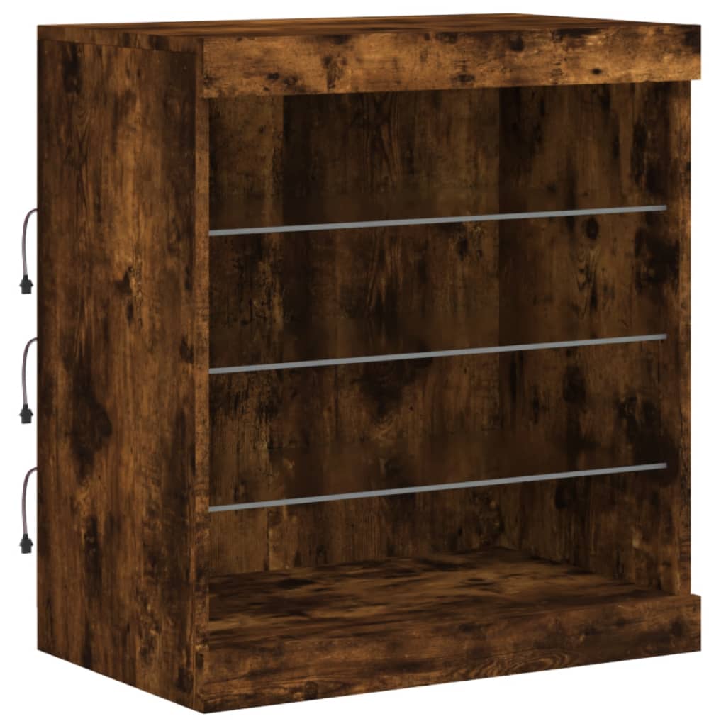 Příborník S Led Osvětlením 142,5 X 37 X 67 Cm