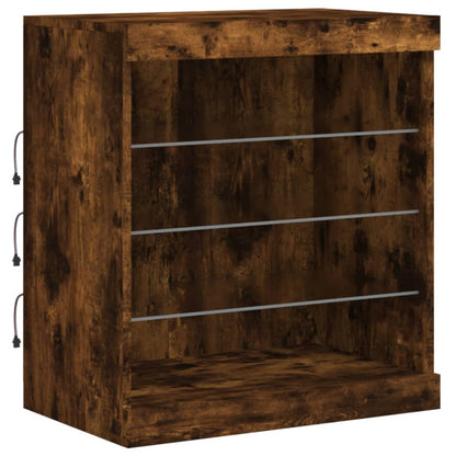 Příborník S Led Osvětlením 142,5 X 37 X 67 Cm