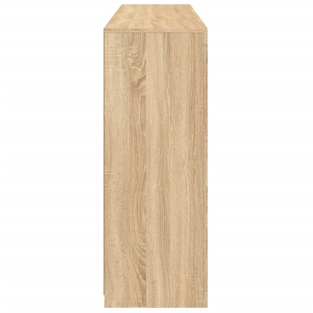 Příborníky S Led Osvětlením 3 Ks Kompozitní Dřevo