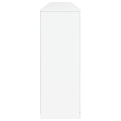 Příborník S Led Osvětlením Bílý 283 X 37 X 100 Cm