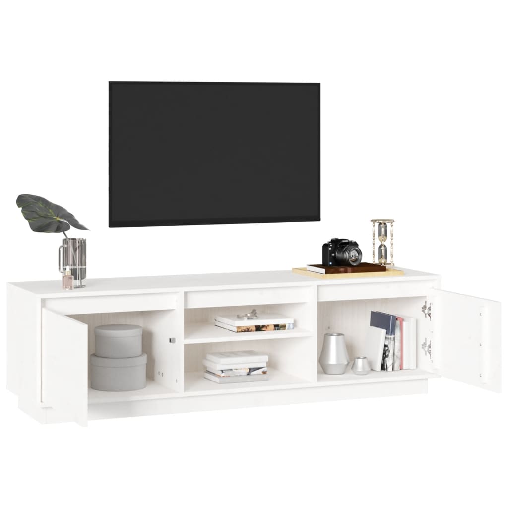 Tv Skříňka 140 X 35 X 40 Cm Masivní Borové Dřevo