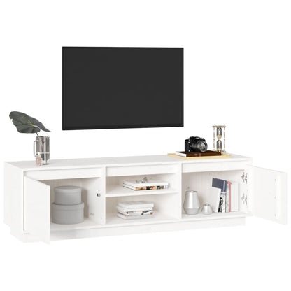 Tv Skříňka 140 X 35 X 40 Cm Masivní Borové Dřevo