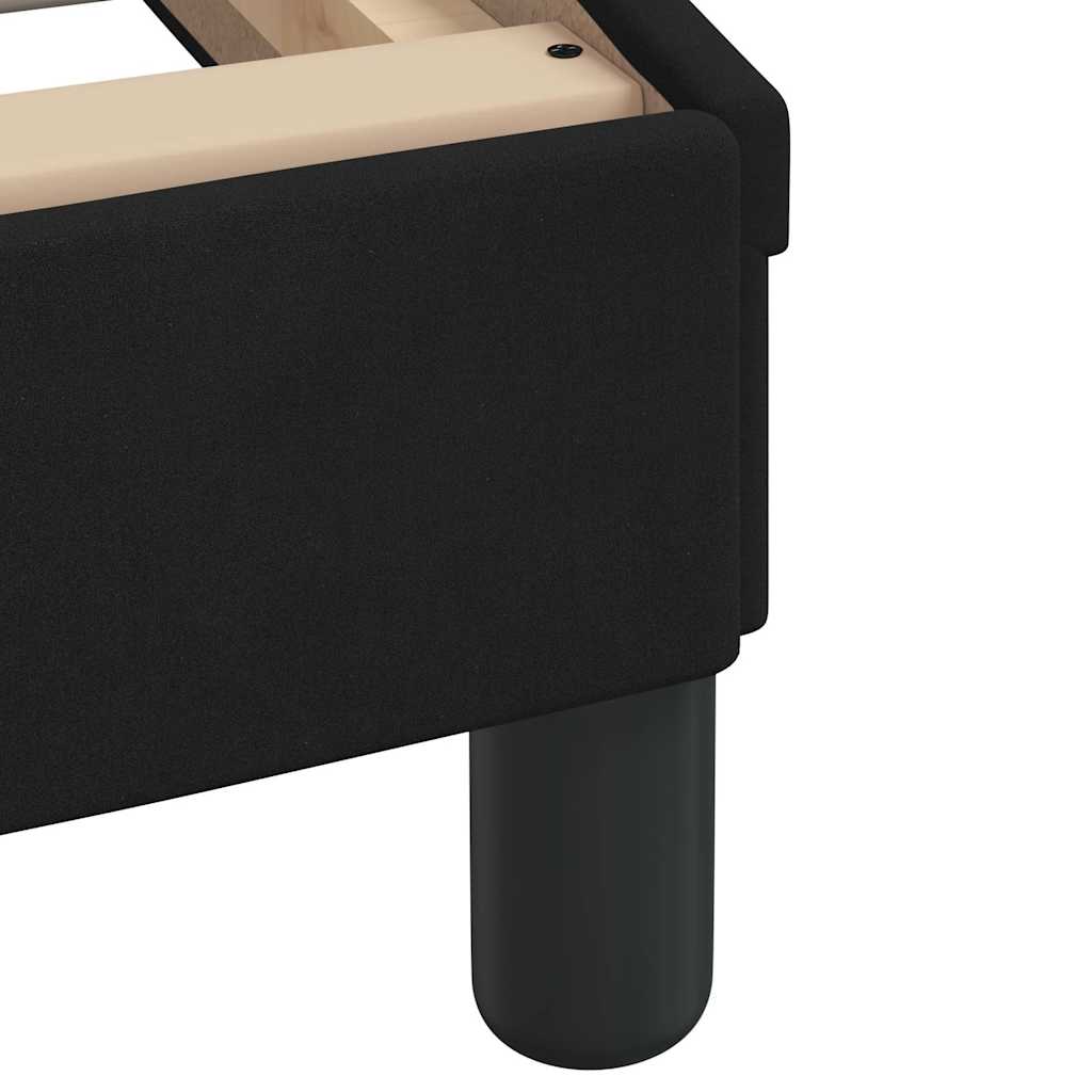 Rám Postele Dover Černý 90X190 Cm Samet