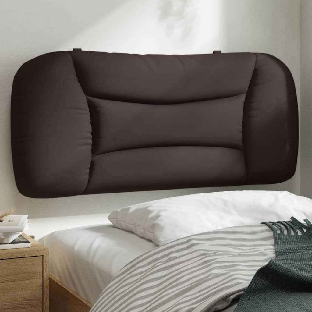 Polštář Na Čelo Postele Hvar Tmavě Hnědý Textil